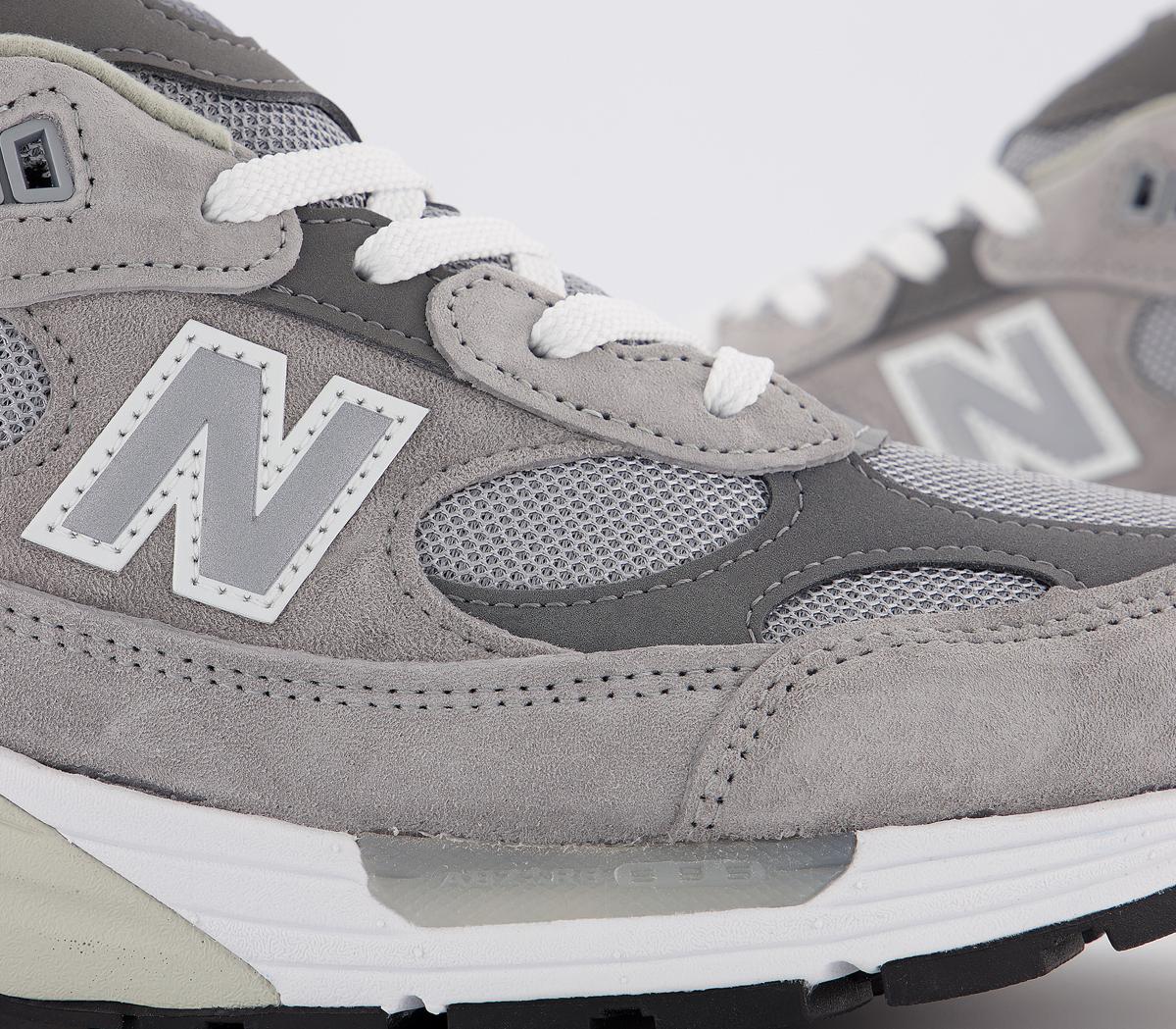 New Balance 992 Trainers Miusa Grey - Men's Premium Sneakers