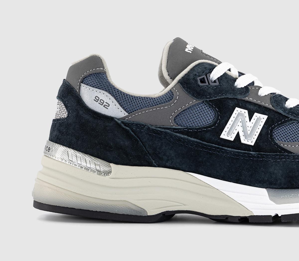 New Balance992 Made in USA TrainersNavy Grey