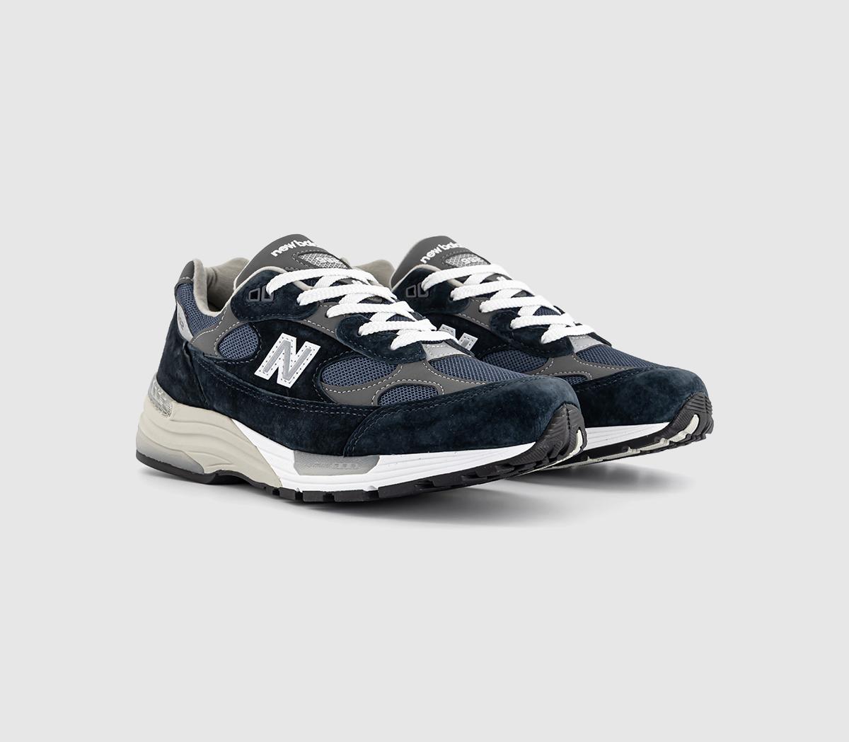 New Balance992 Made in USA TrainersNavy Grey