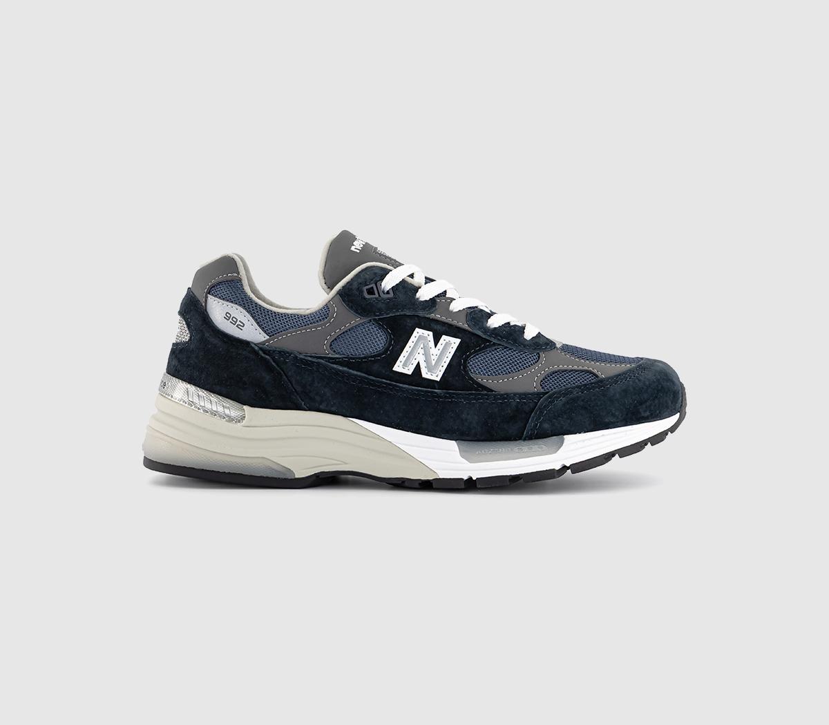New Balance992 Made in USA TrainersNavy Grey