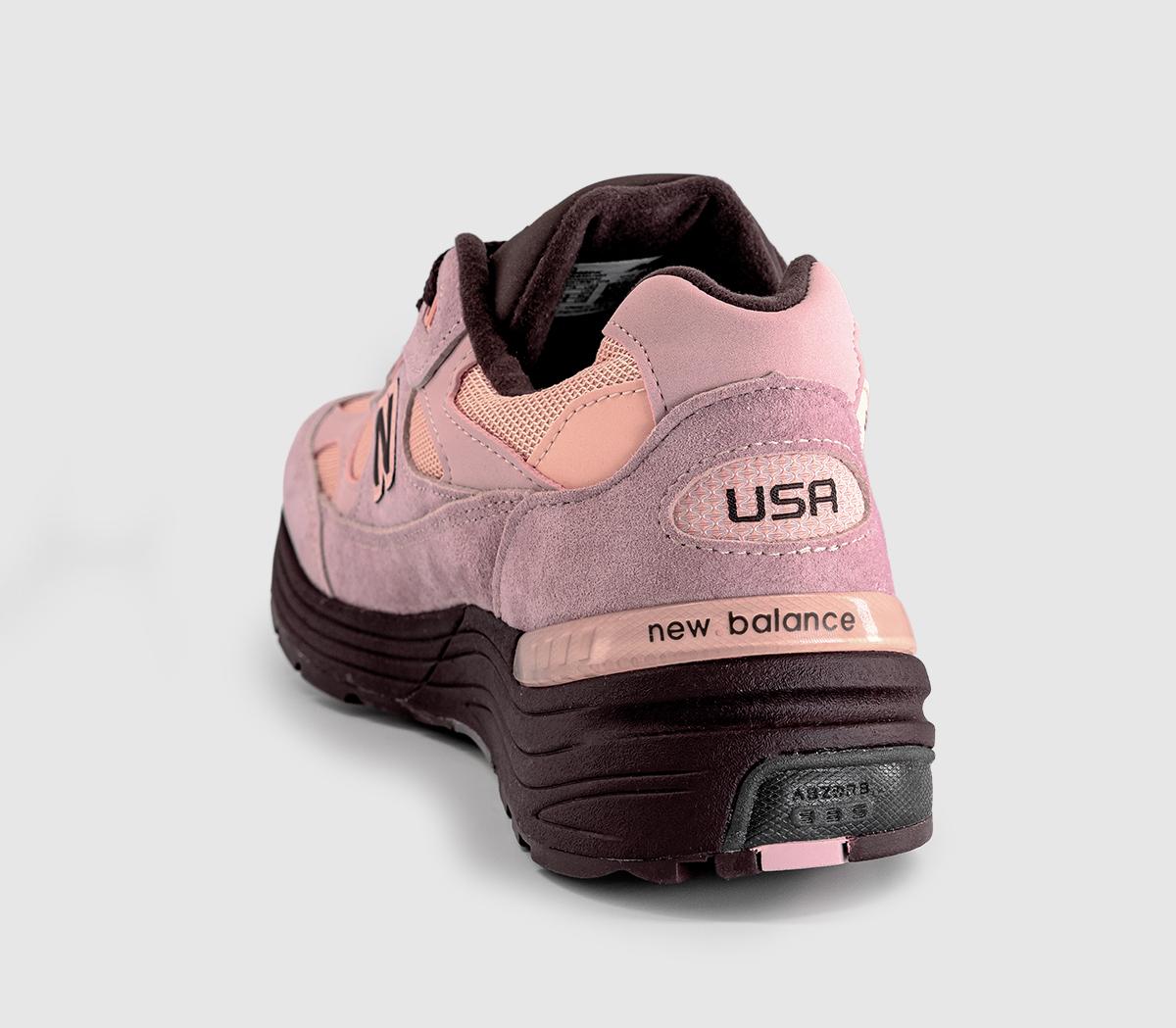 New BalanceM992 Made in USA TrainersPink Brown
