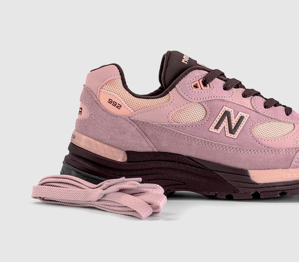 New BalanceM992 Made in USA TrainersPink Brown