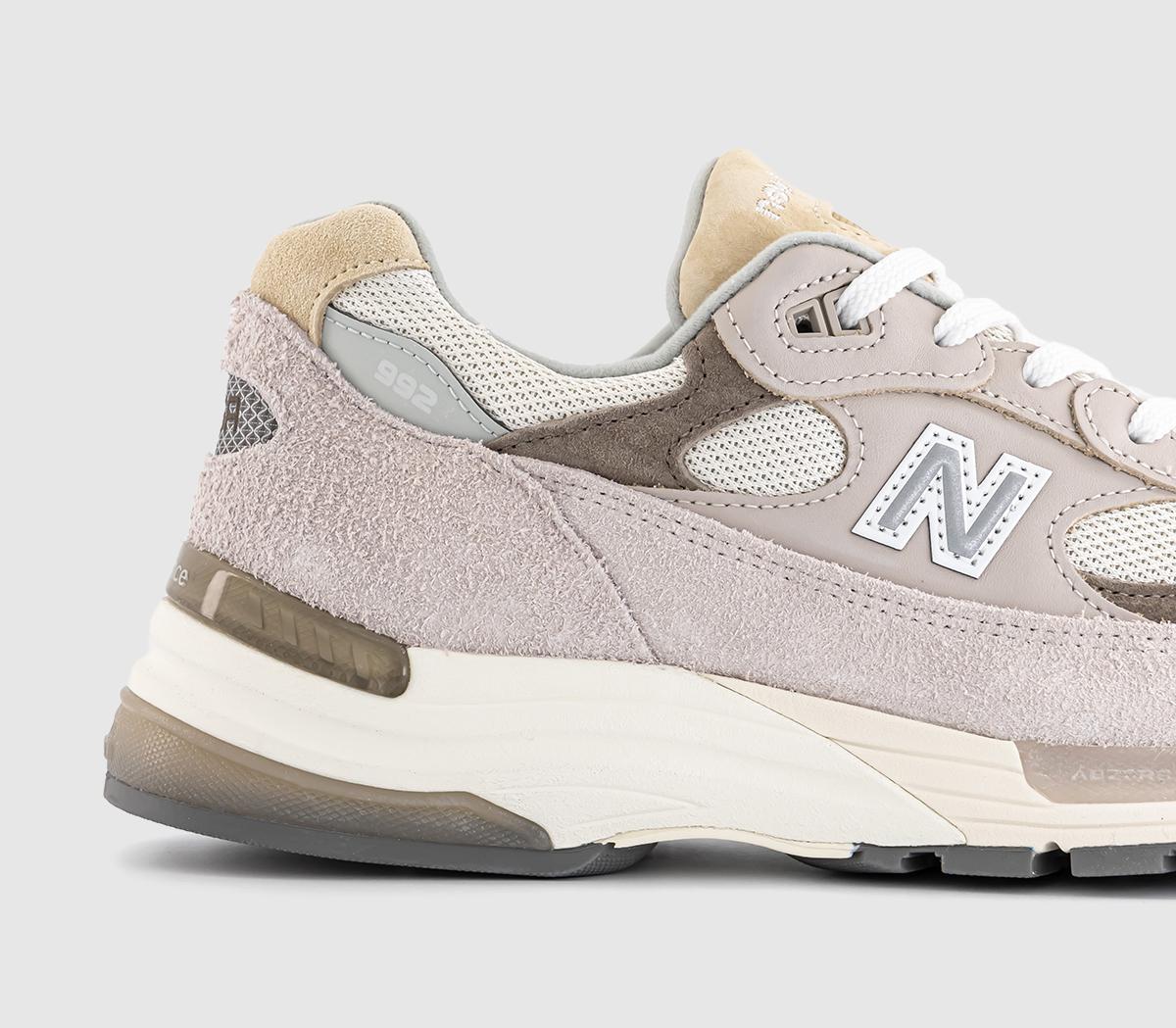 New Balance992 Made in USA TrainersBeige Brown