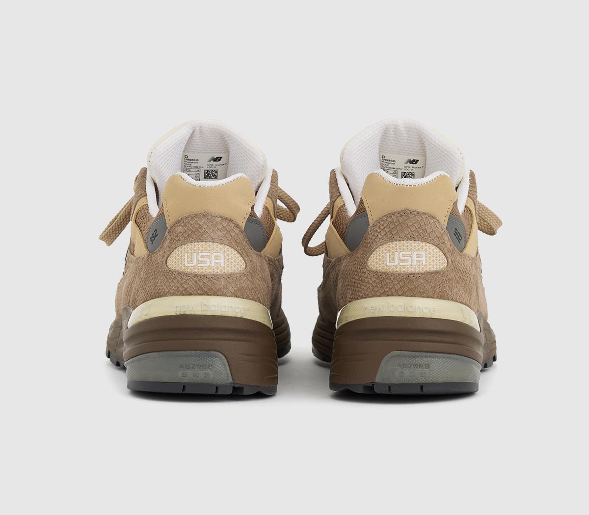 New Balance 992 'Made in USA' Trainers Driftwood - Men's Trainers