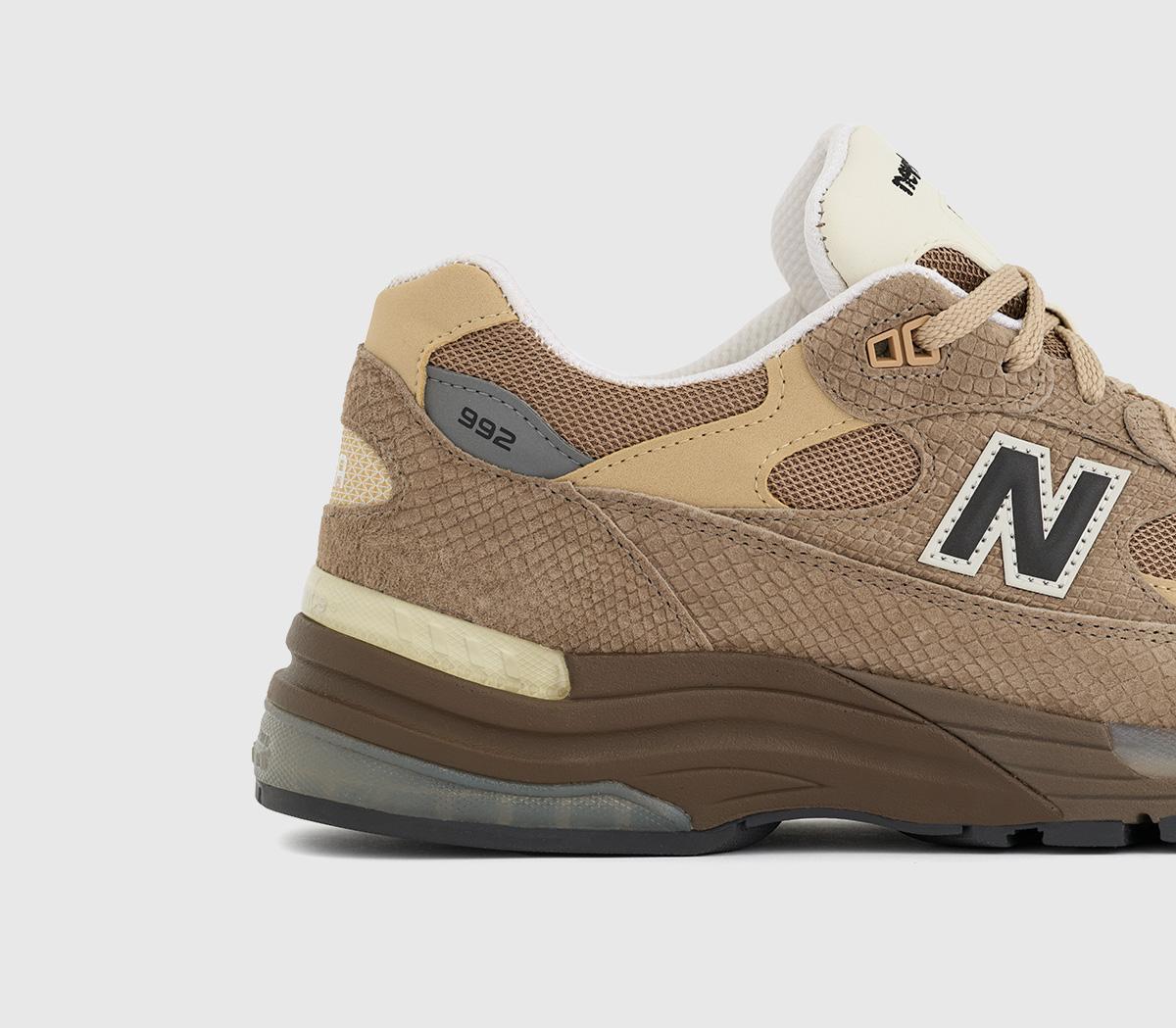 New Balance992 'Made in USA' TrainersDriftwood