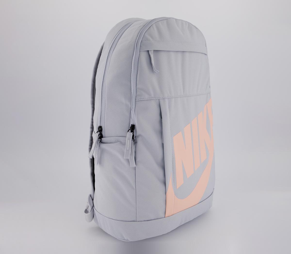 Nike pink and store grey backpack