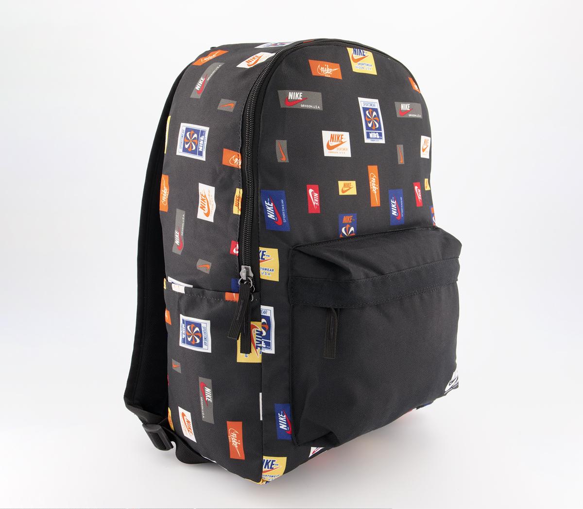 NikeNike Heritage Backpack 2.0Aop Black White