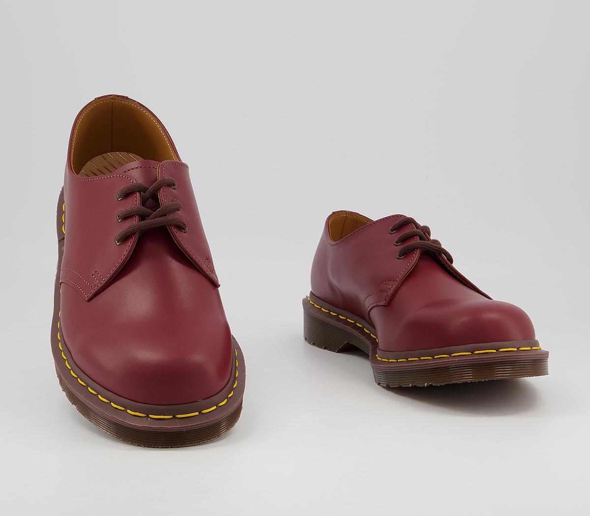 Dr. Martens Mie Vintage 3 Eye Shoes Dr. Martens Mie Vintage 3 Eye Shoes Oxblood Quilon
