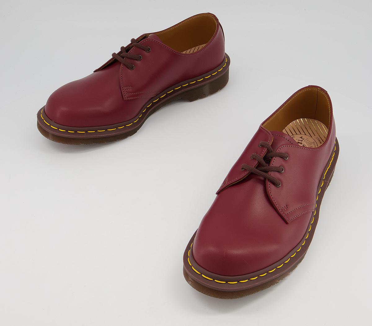 Dr. Martens Mie Vintage 3 Eye Shoes Dr. Martens Mie Vintage 3 Eye Shoes Oxblood Quilon