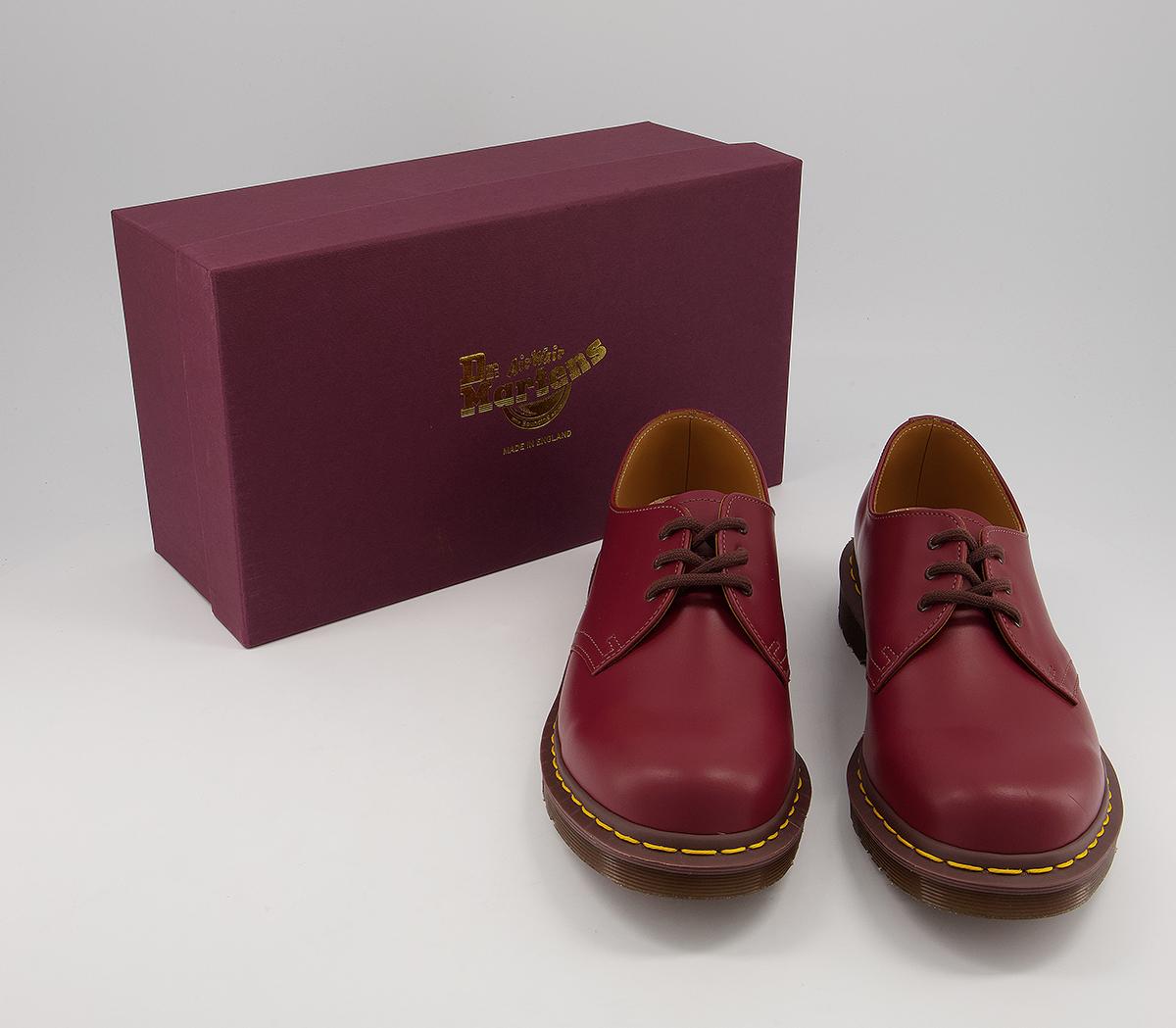 Dr. Martens Mie Vintage 3 Eye Shoes Dr. Martens Mie Vintage 3 Eye Shoes Oxblood Quilon