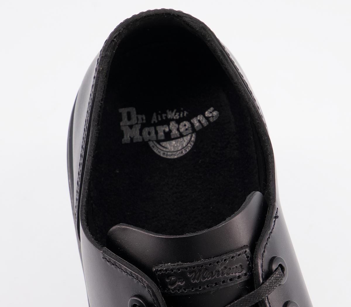 Flat Shoes Dr Martens Dante 6-eye Sneakers In Black Buy Dr Martens