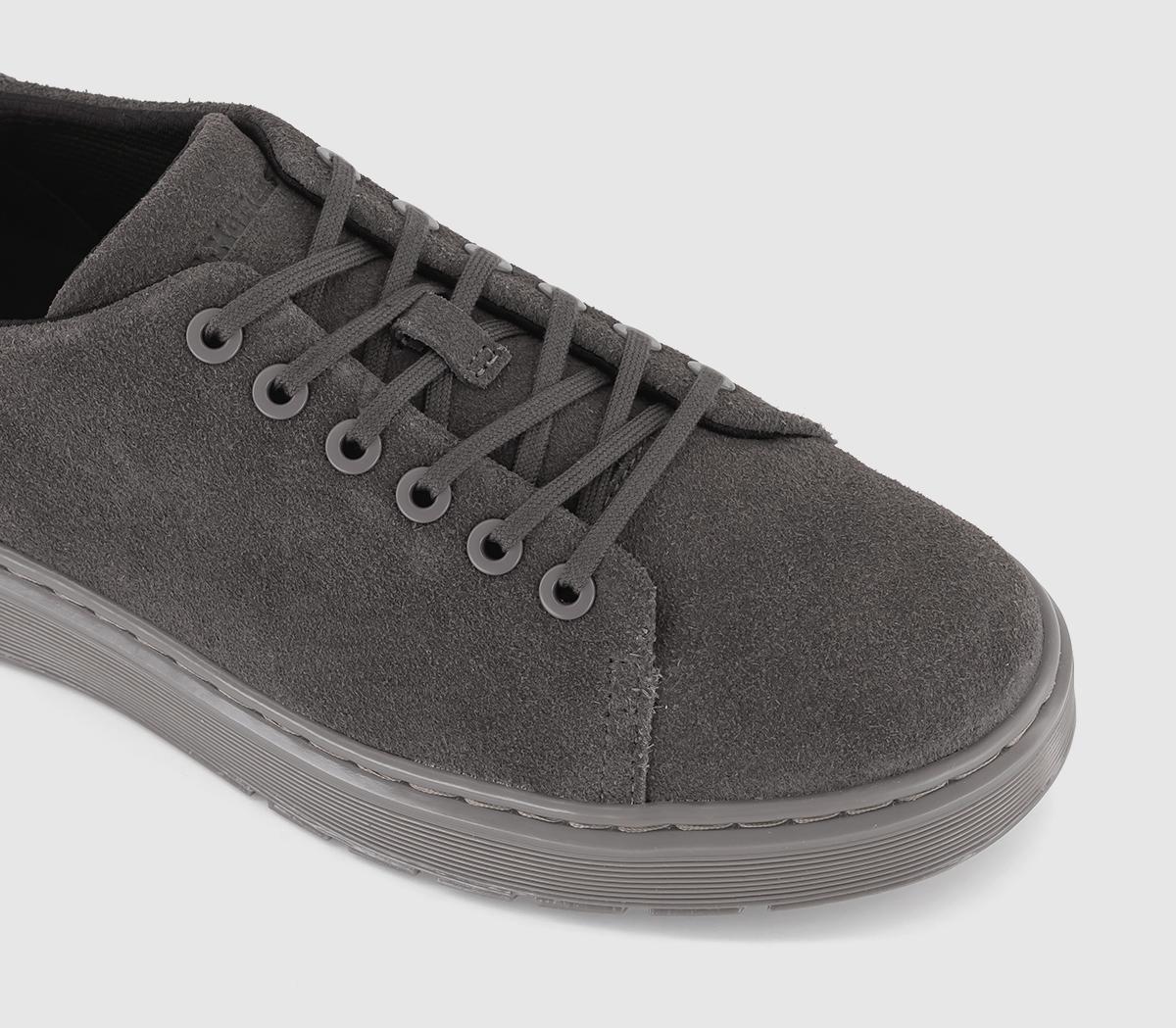 Martens Dante Eye Trainers Gunmetal Eh Suede Men's Casual - Main Image