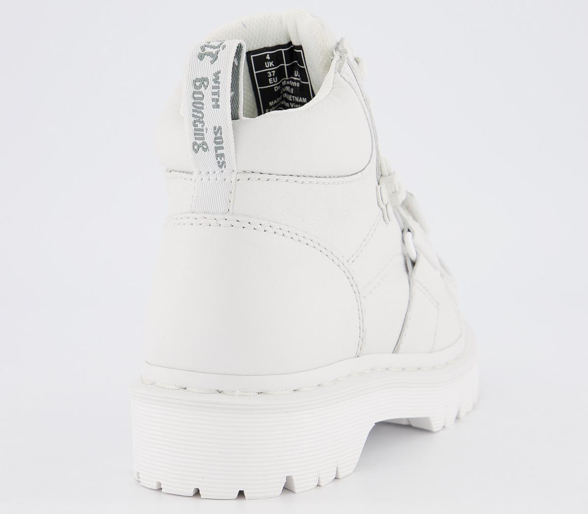 Dr. Martens Zuma Boots White Women's Ankle Boots
