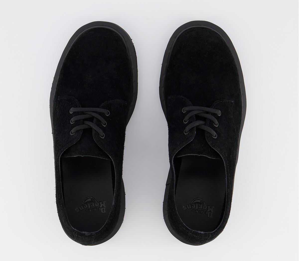 Dr. Martens1461 3 Eye ShoeMono Black Soft Buck
