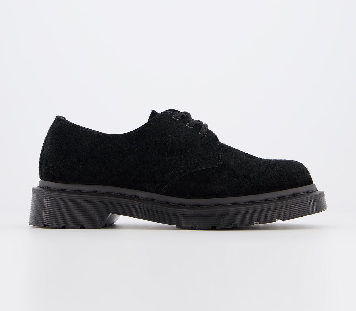 Dr. Martens1461 3 Eye ShoeMono Black Soft Buck