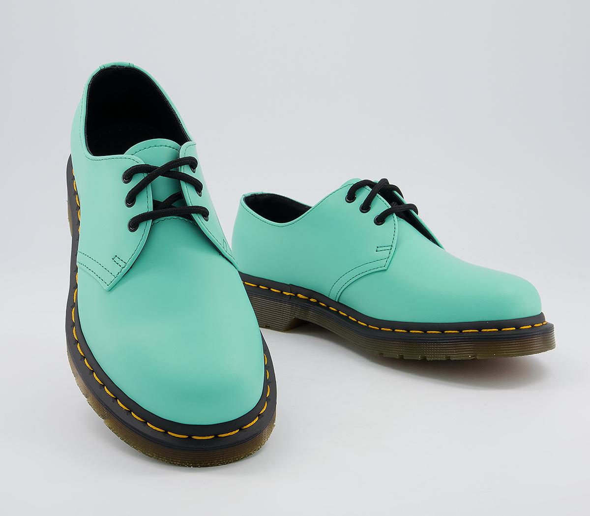 Dr. Martens 1461 3 Eyelet Shoes Dr. Martens 1461 3 Eyelet Shoes Peppermint Green