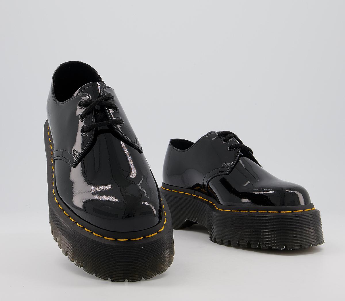 Dr. Martens 1461 Quad 3 Eye Shoes Dr. Martens 1461 Quad 3 Eye Shoes Black Patent
