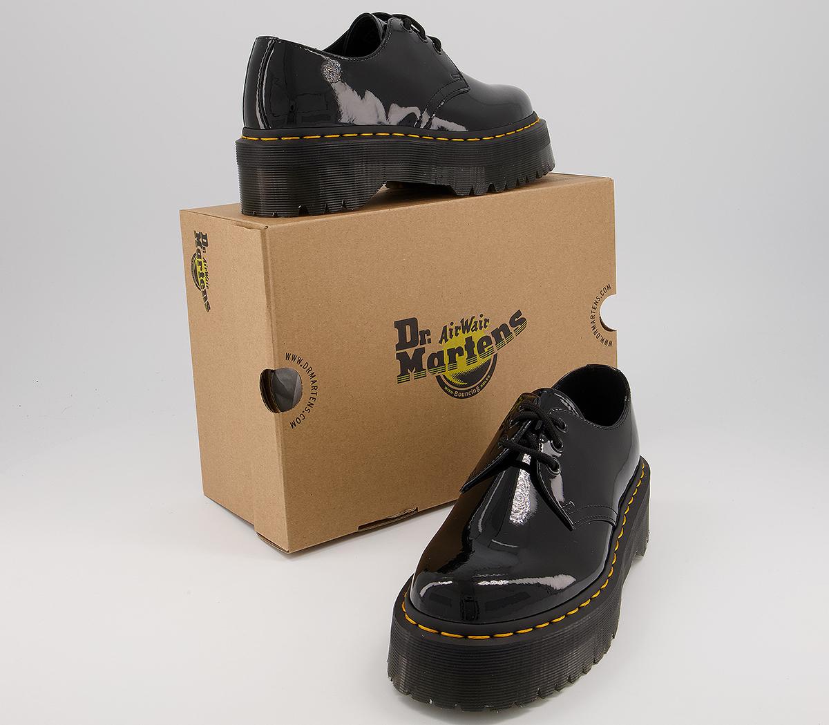 Dr. Martens 1461 Quad 3 Eye Shoes Dr. Martens 1461 Quad 3 Eye Shoes Black Patent