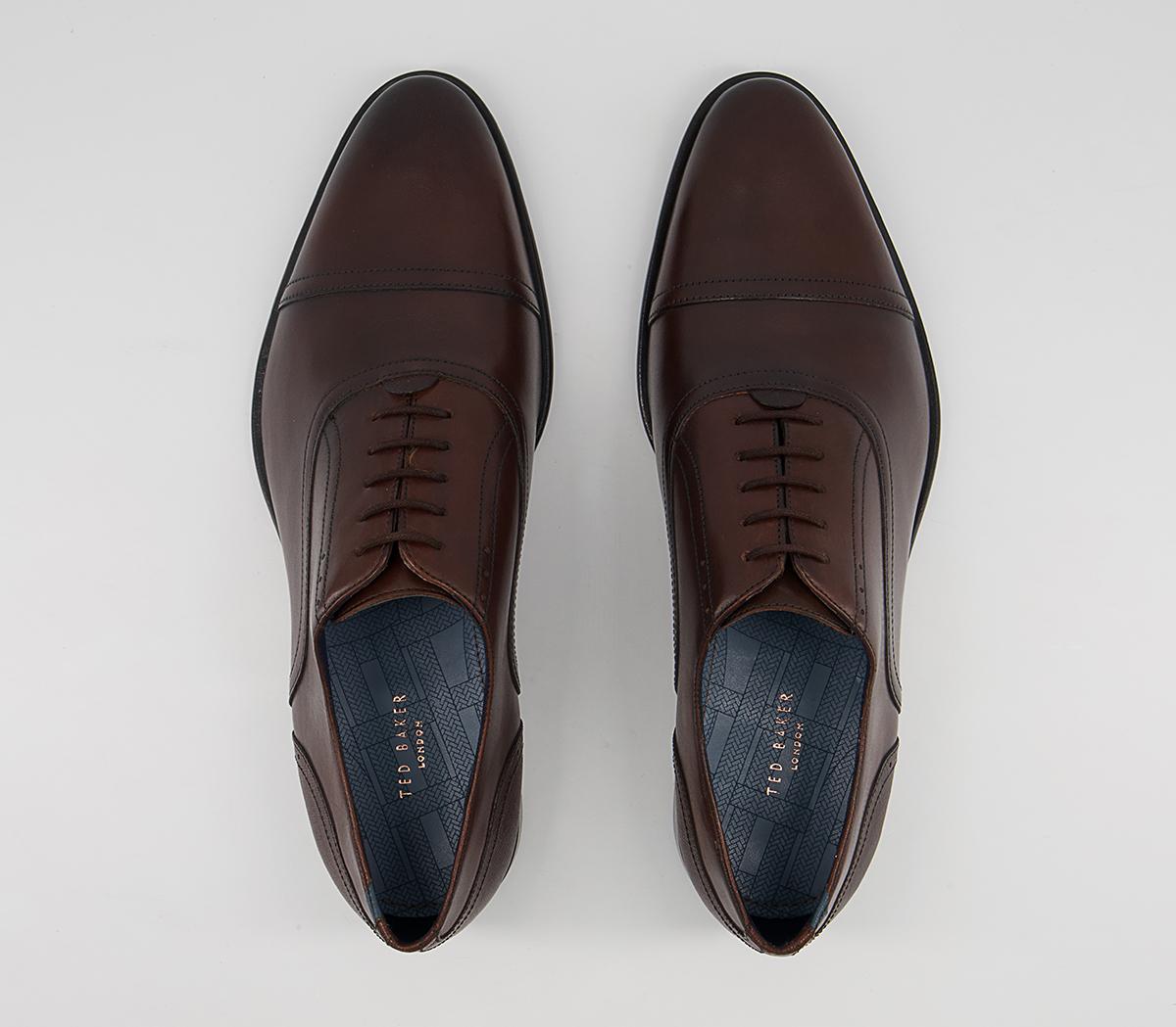 Ted Baker Circass Toecap Oxford Shoes Brown - Men’s Smart Shoes