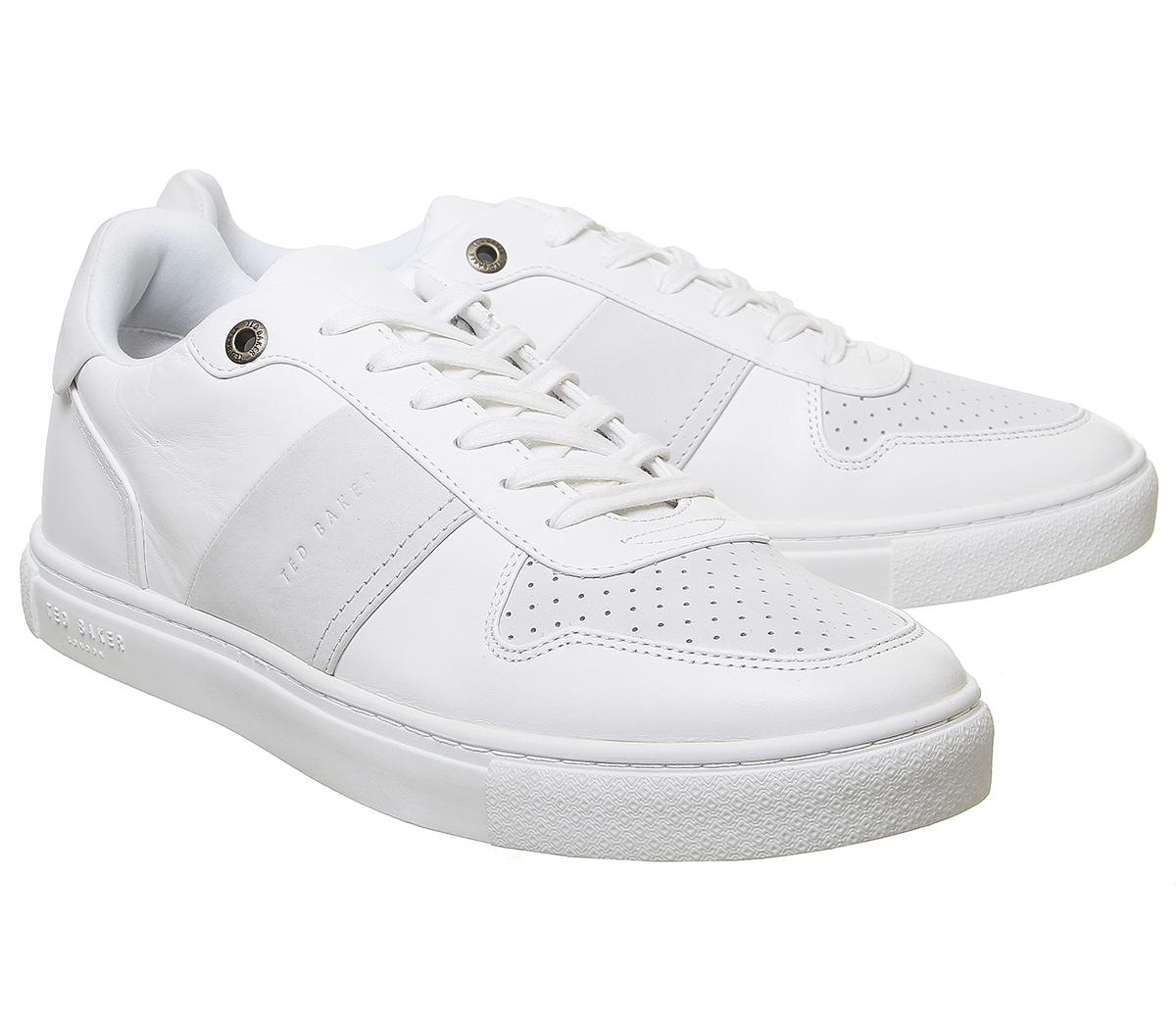 Ted Baker Coppin Trainers White - Men's Casual Shoes
