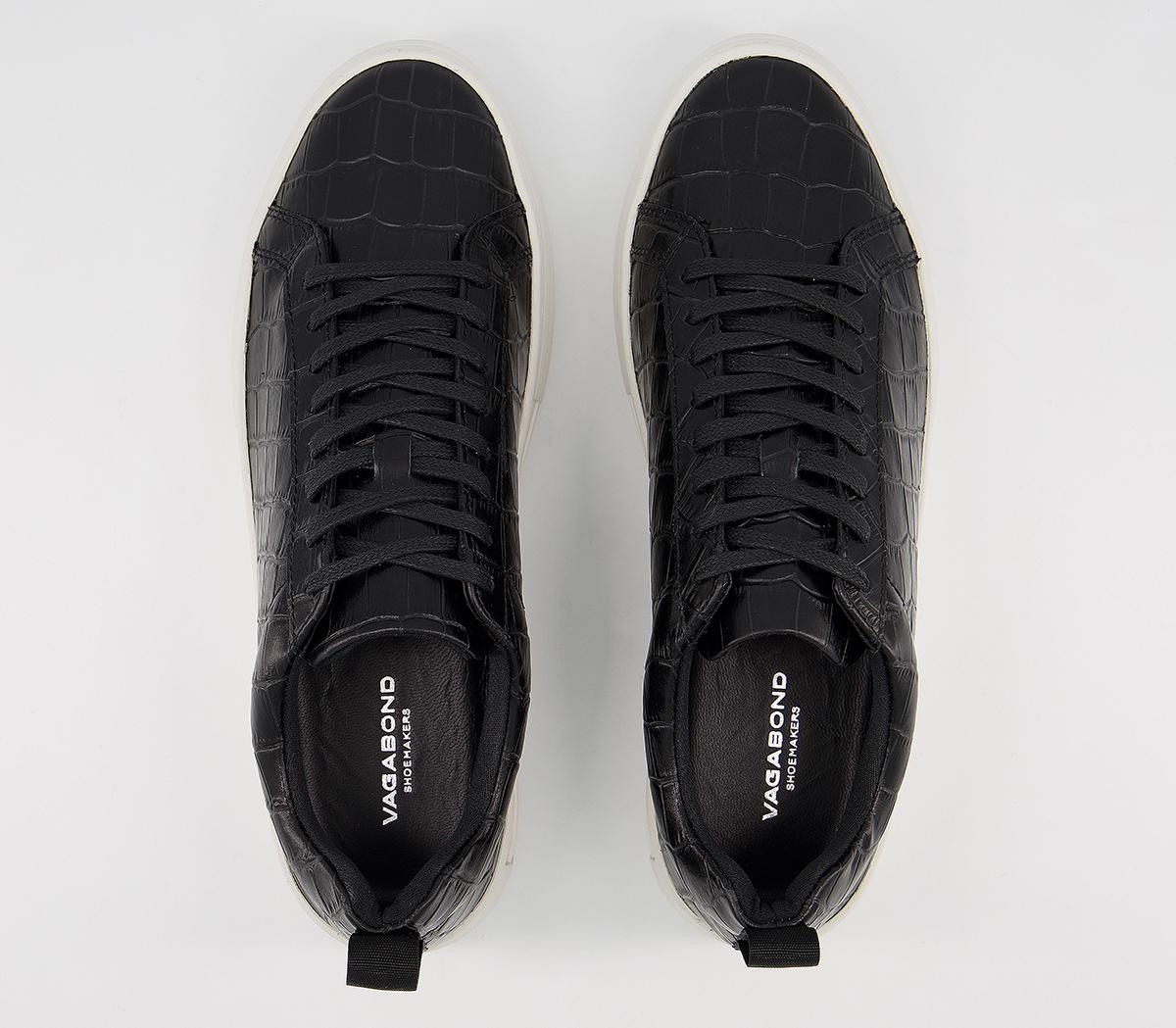 Vagabond ShoemakersZoe Platform SneakersBlack Croc