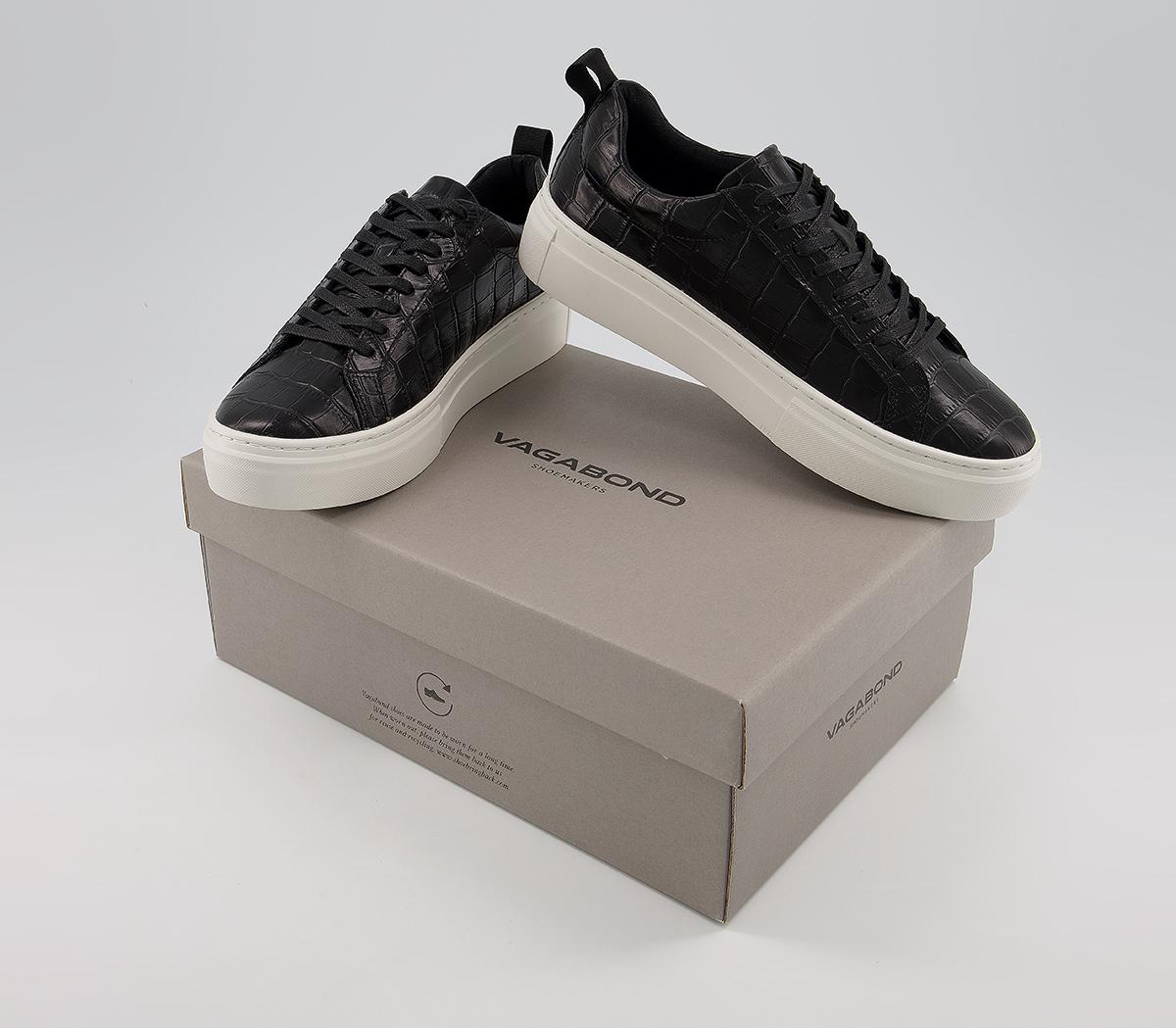 Vagabond ShoemakersZoe Platform SneakersBlack Croc