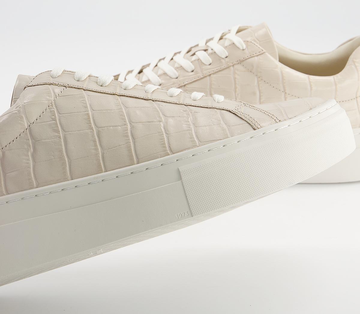 Vagabond Shoemakers Zoe Platform Sneakers Off White Croc - Flat Shoes ...