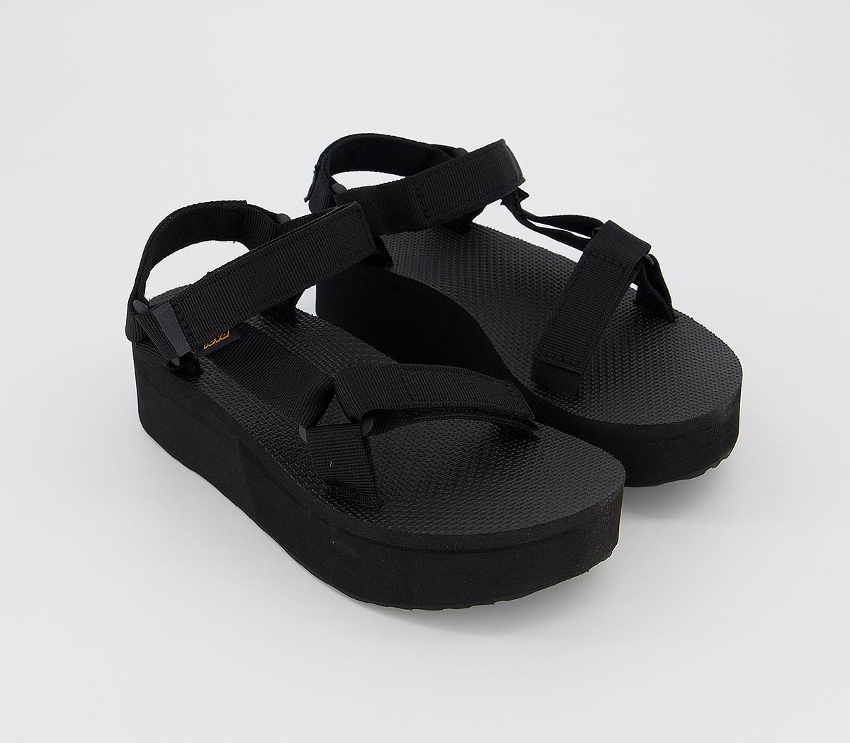 Teva Flatform Universal Sandals Black - Women’s Sandals