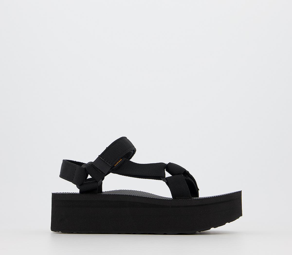 Teva Flatform Universal Sandals Black Women s Sandals