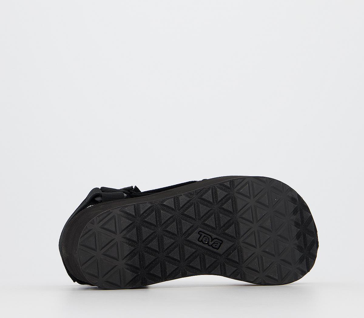 TevaFlatform Universal SandalsBlack