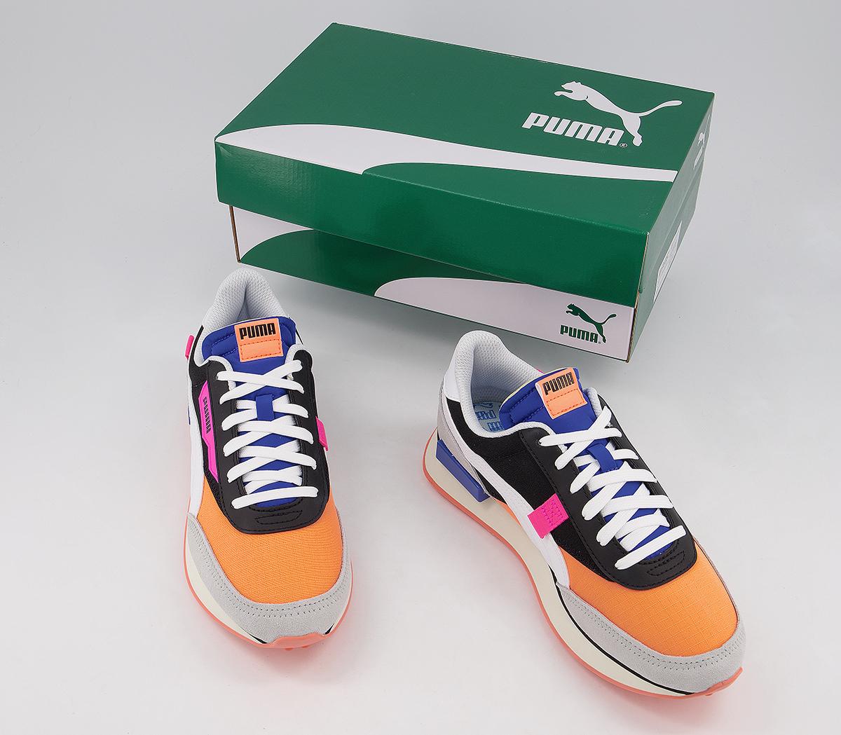 Puma Shoes Mens 10.5 Black Orange Gray Future Rider Play On Active Sneakers Puma Future Rider Play On - Multi for sale | eBay main image 3