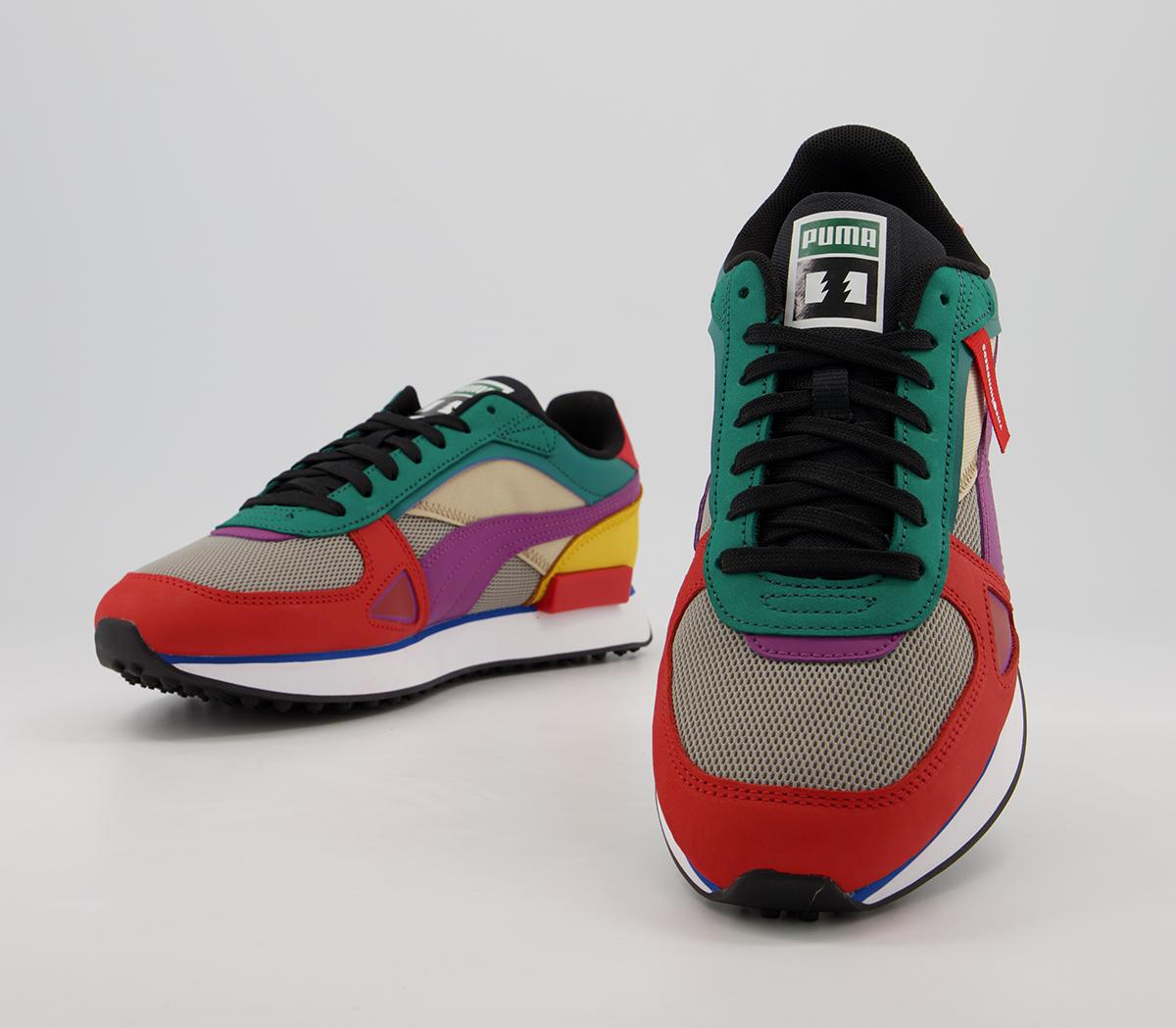 Puma Future Rider Trainers Puma Future Rider Trainers The Hundreds Molten Lava Amethyst Puma White