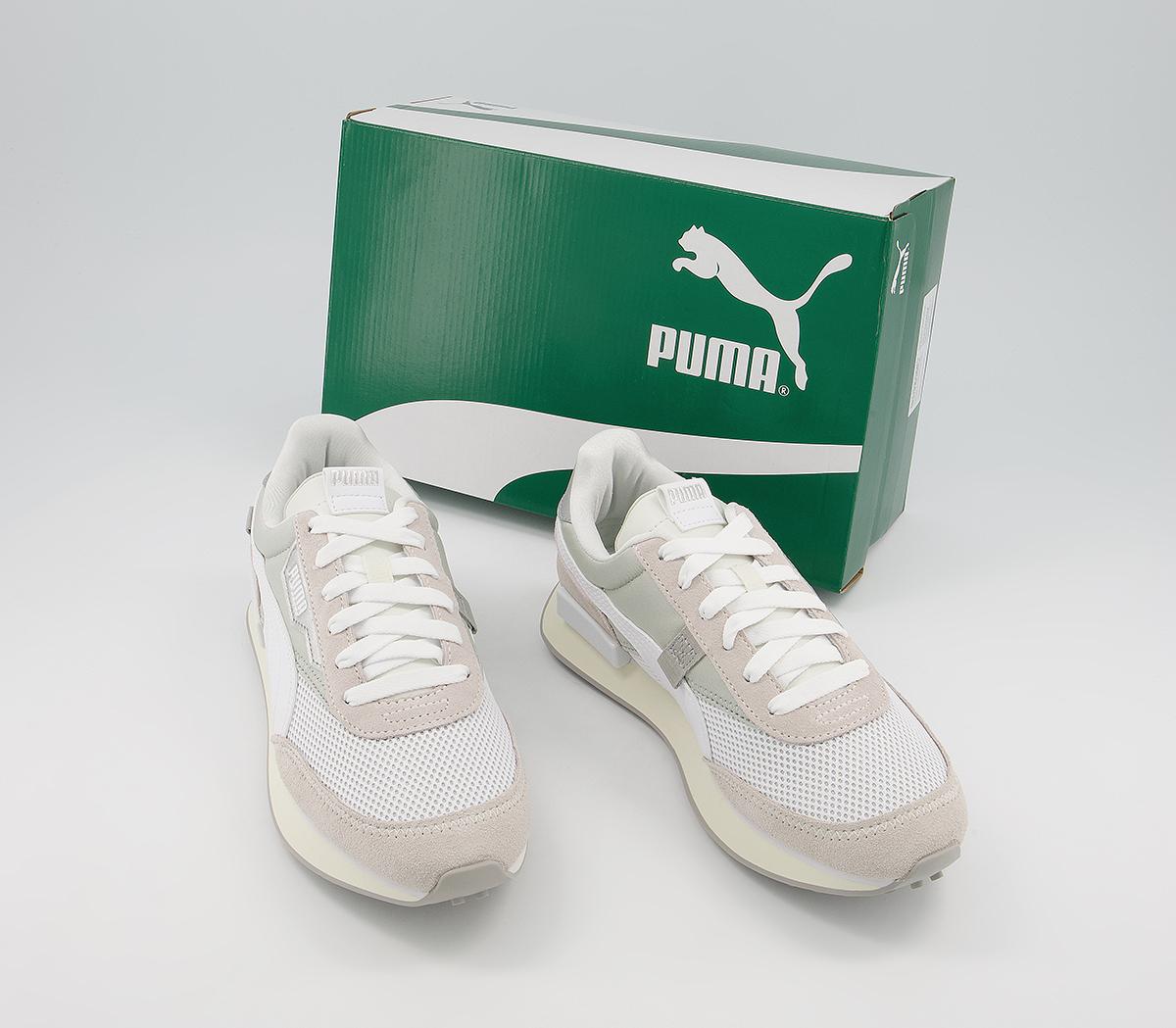 Puma Future Rider Trainers Puma Future Rider Trainers Grey Violet White Marshmallow