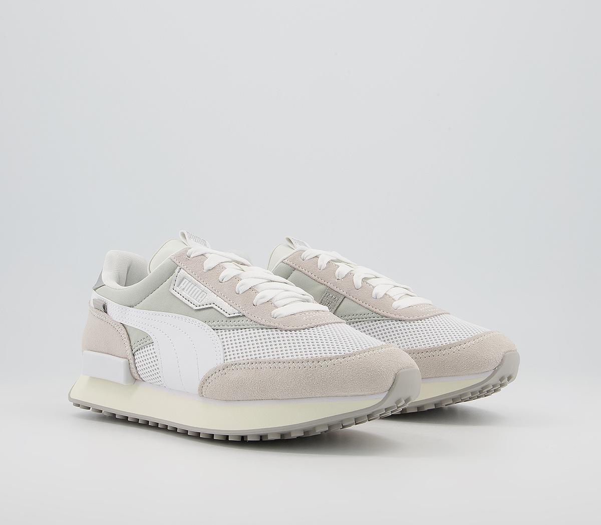 Puma Future Rider Trainers Puma Future Rider Trainers Grey Violet White Marshmallow