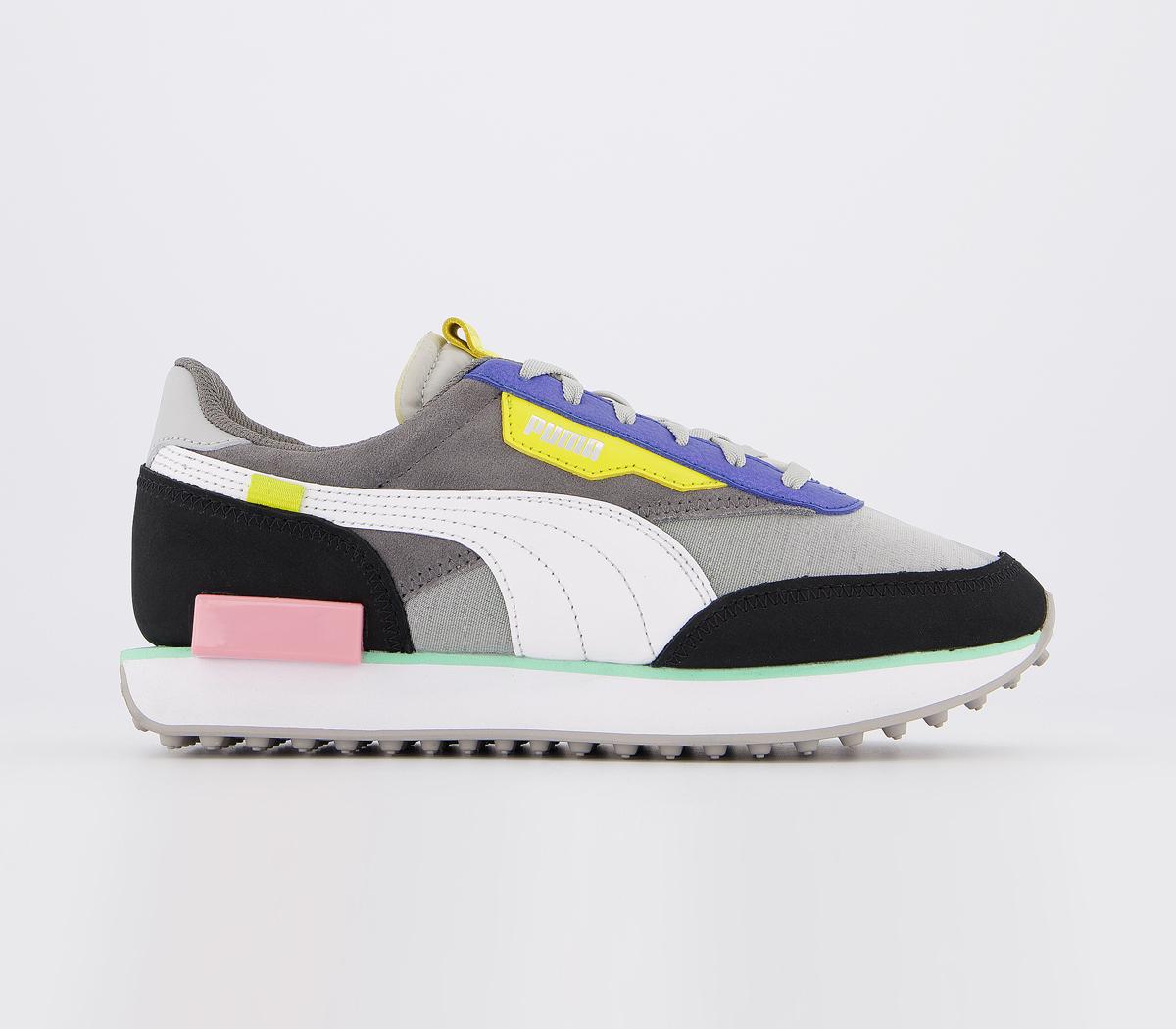 puma rider mix trainers