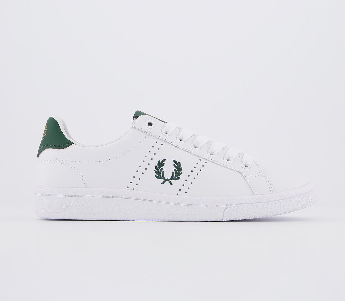 Fred PerryB721 Leather TrainersWhite Ivy