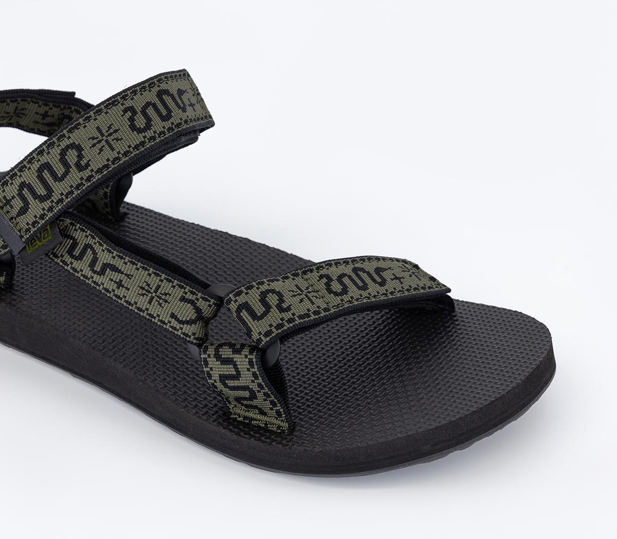 Teva Original Universal Sandals Bandana Dark Olive - Men’s Sandals