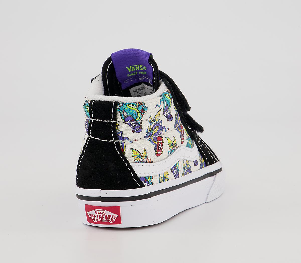 Vans Sk8 Hi Reissue Trainers Vans Sk8 Hi Reissue Trainers Skate Dragon Marshmallow