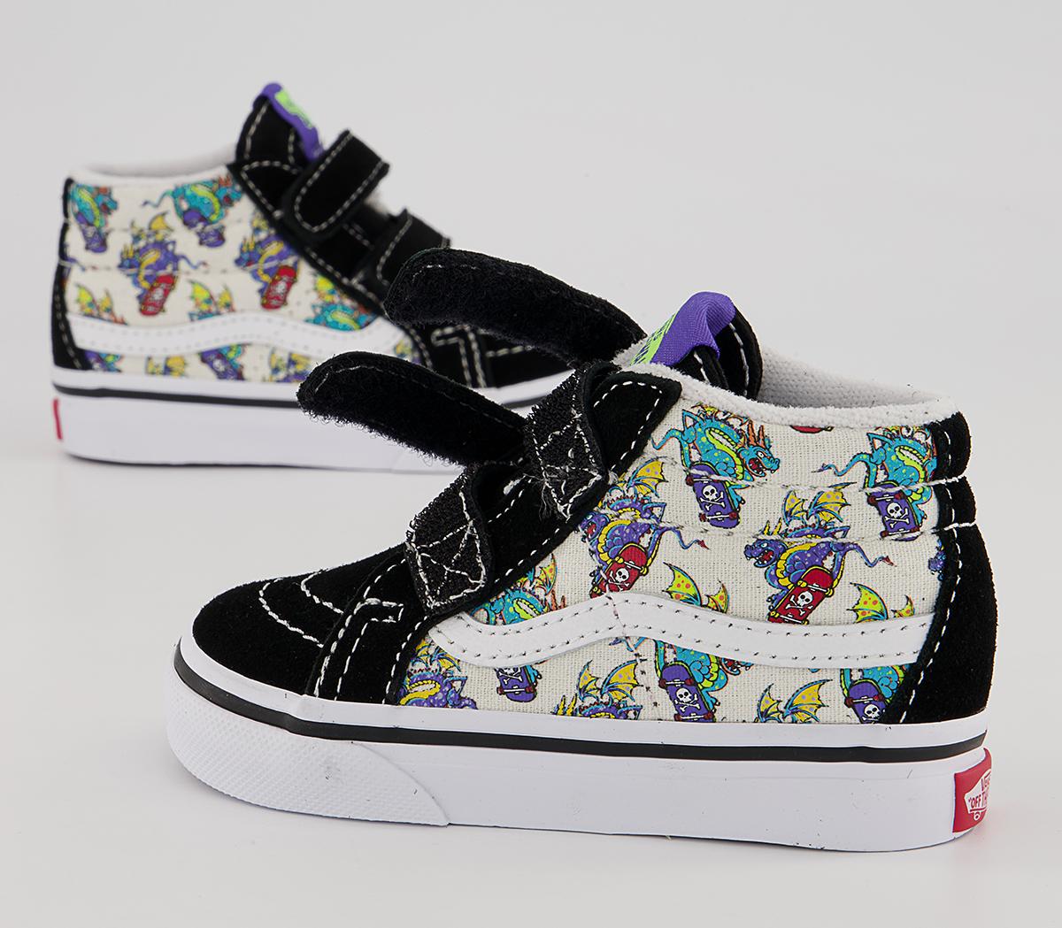 Vans Sk8 Hi Reissue Trainers Vans Sk8 Hi Reissue Trainers Skate Dragon Marshmallow