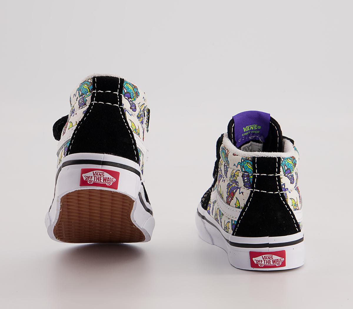 Vans Sk8 Hi Reissue Trainers Vans Sk8 Hi Reissue Trainers Skate Dragon Marshmallow