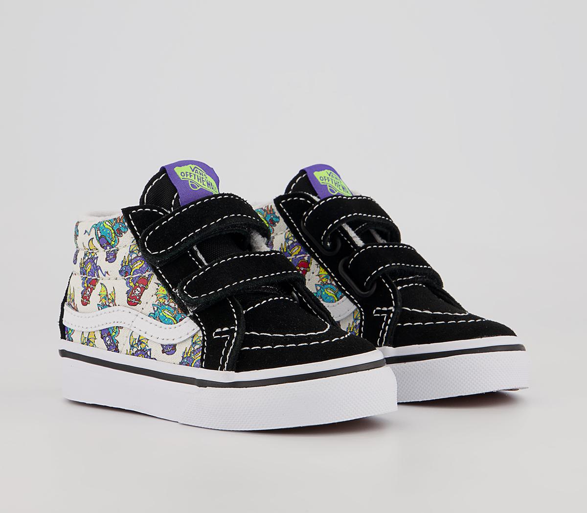Vans Sk8 Hi Reissue Trainers Vans Sk8 Hi Reissue Trainers Skate Dragon Marshmallow