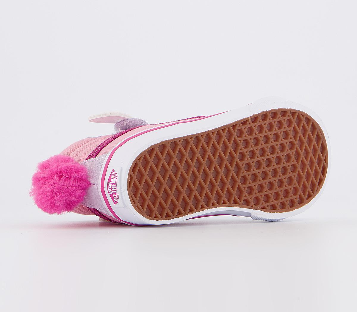Vans Sk8 Hi Reissue Trainers Vans Sk8 Hi Reissue Trainers Pink Icing Lavender Blue Unicorn