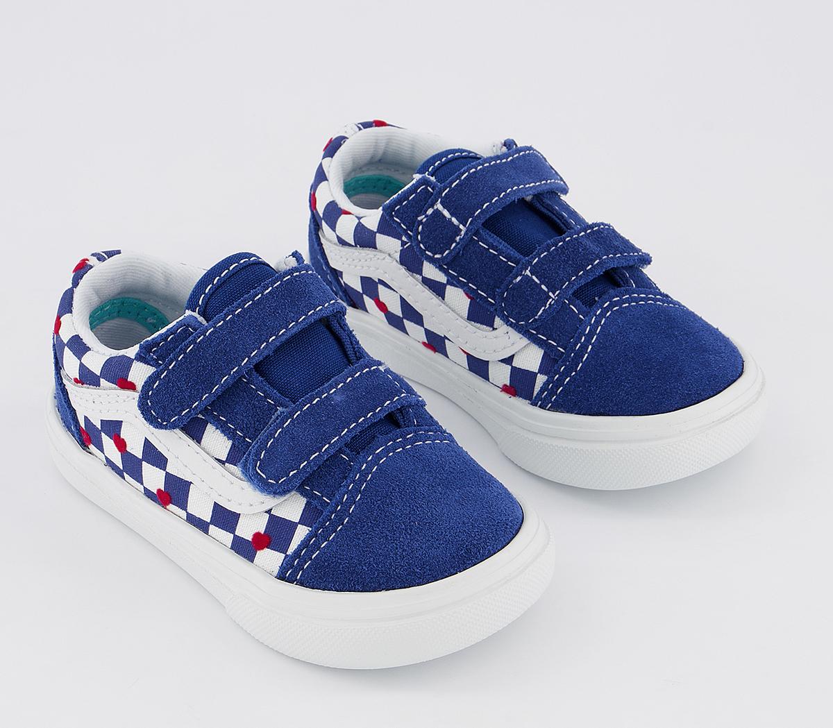 vans old skool comfycush autism heart & checkerboard skate shoes