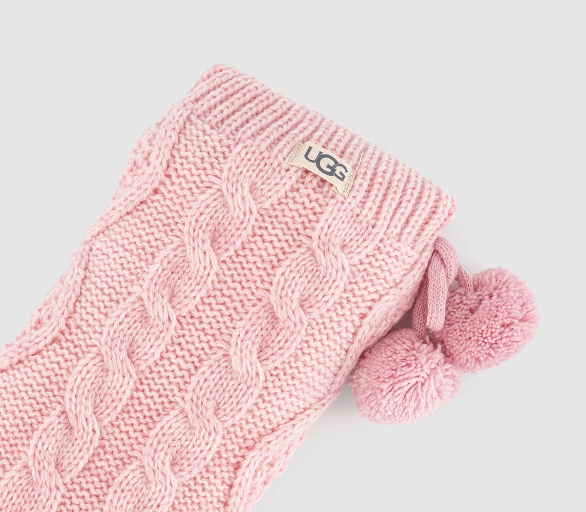 UGG Pom Pom Fleece Lined Socks UGG Pom Pom Fleece Lined Socks Seashell Pink