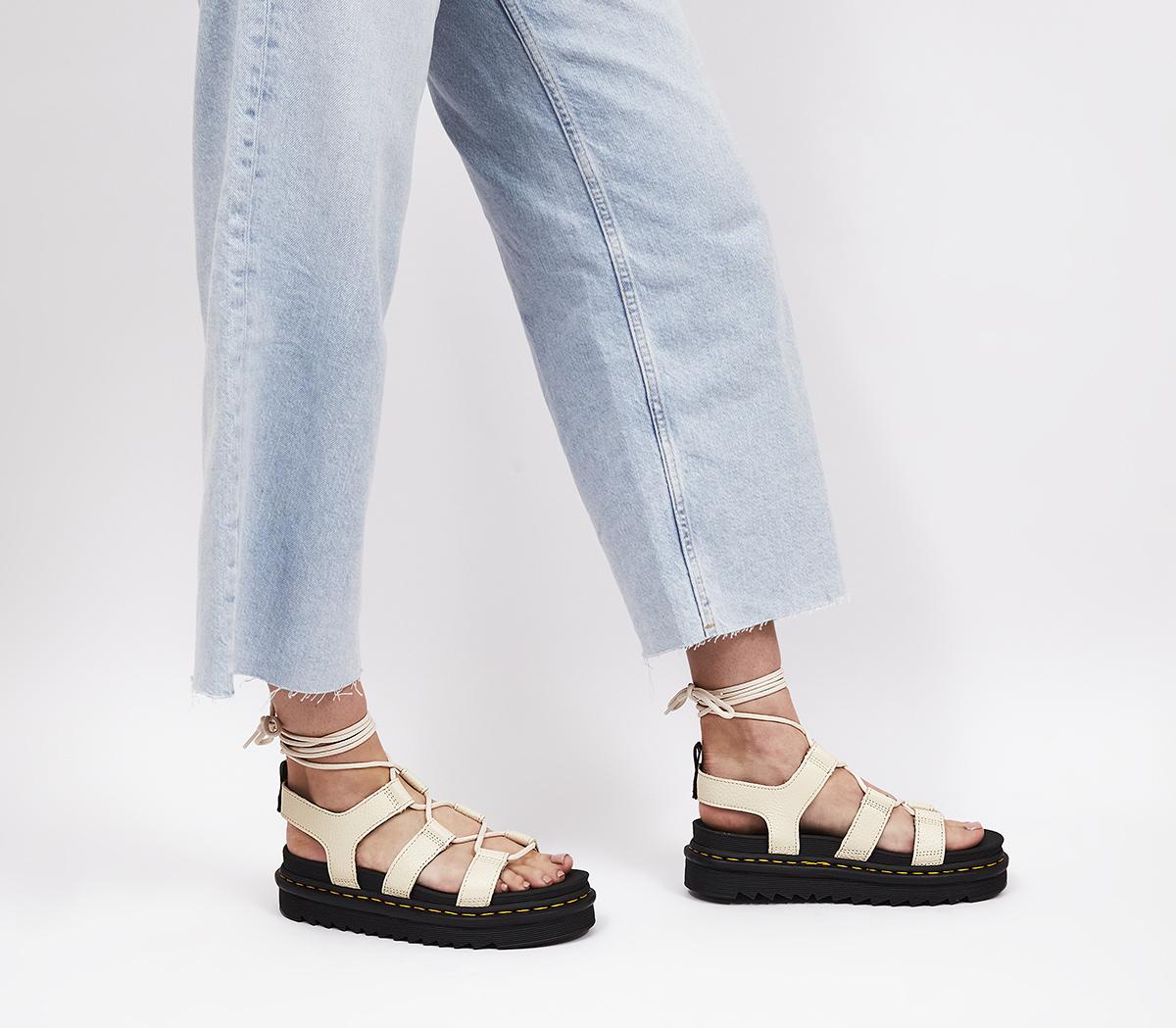 Dr. MartensNartilla Sandals Parchment Beige Milled Nappa