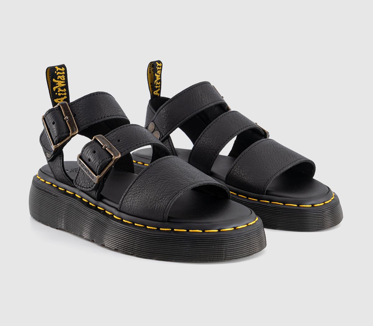 Dr. MartensGryphon Quad Sandals Black Pisa