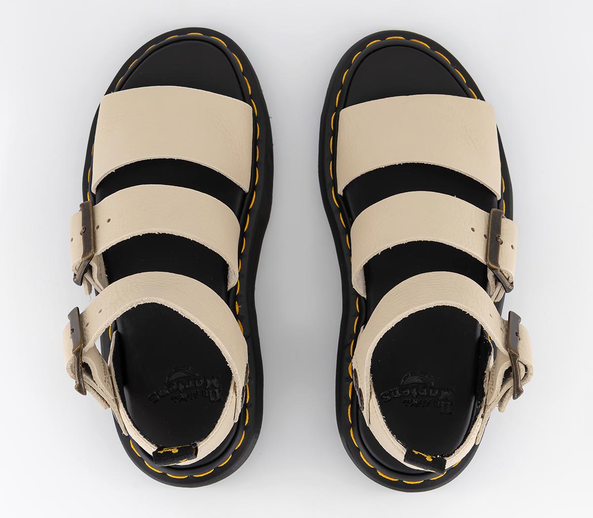 Dr. MartensGryphon Quad SandalsParchment Beige Pisa