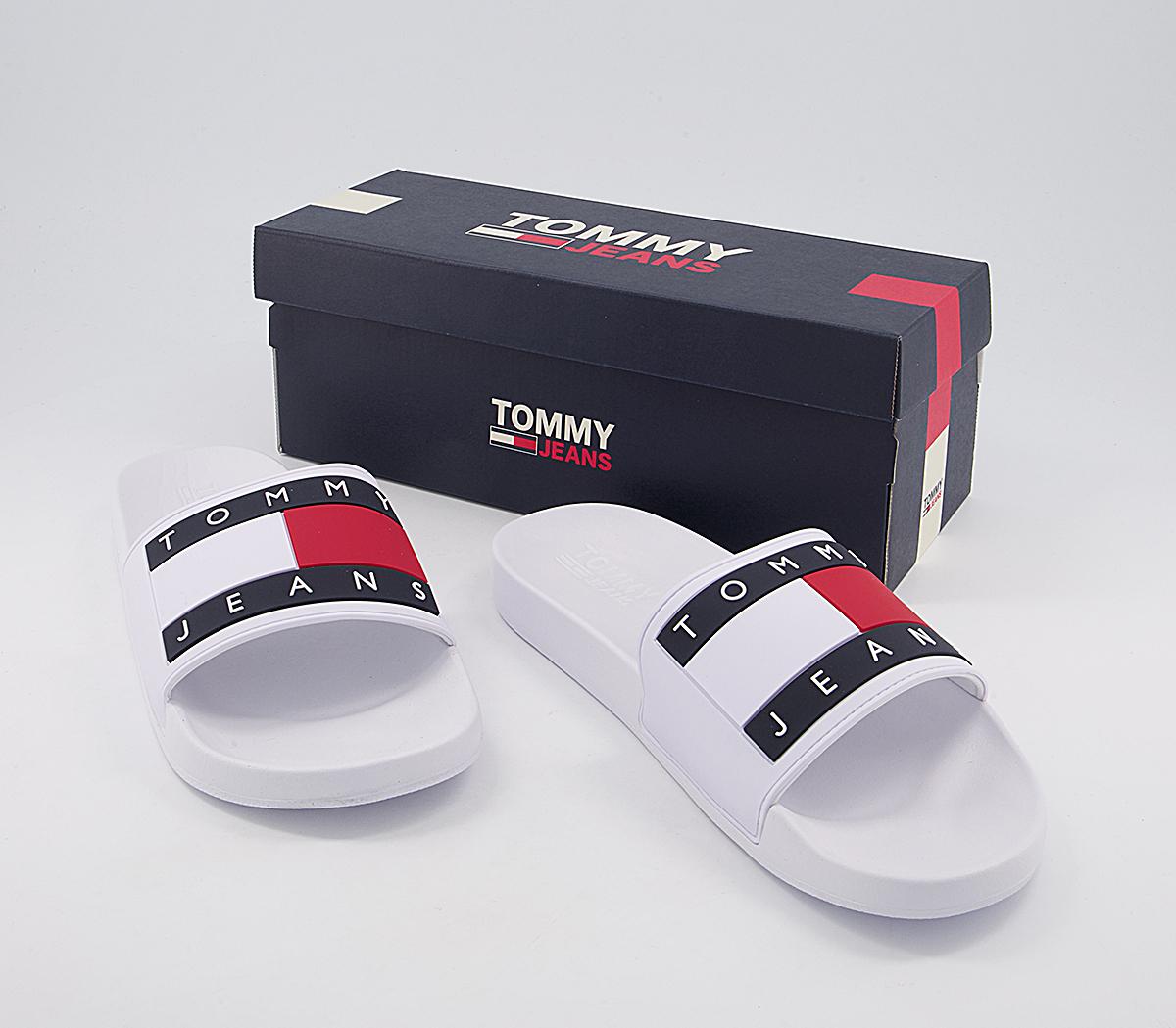 tommy jeans flag slides