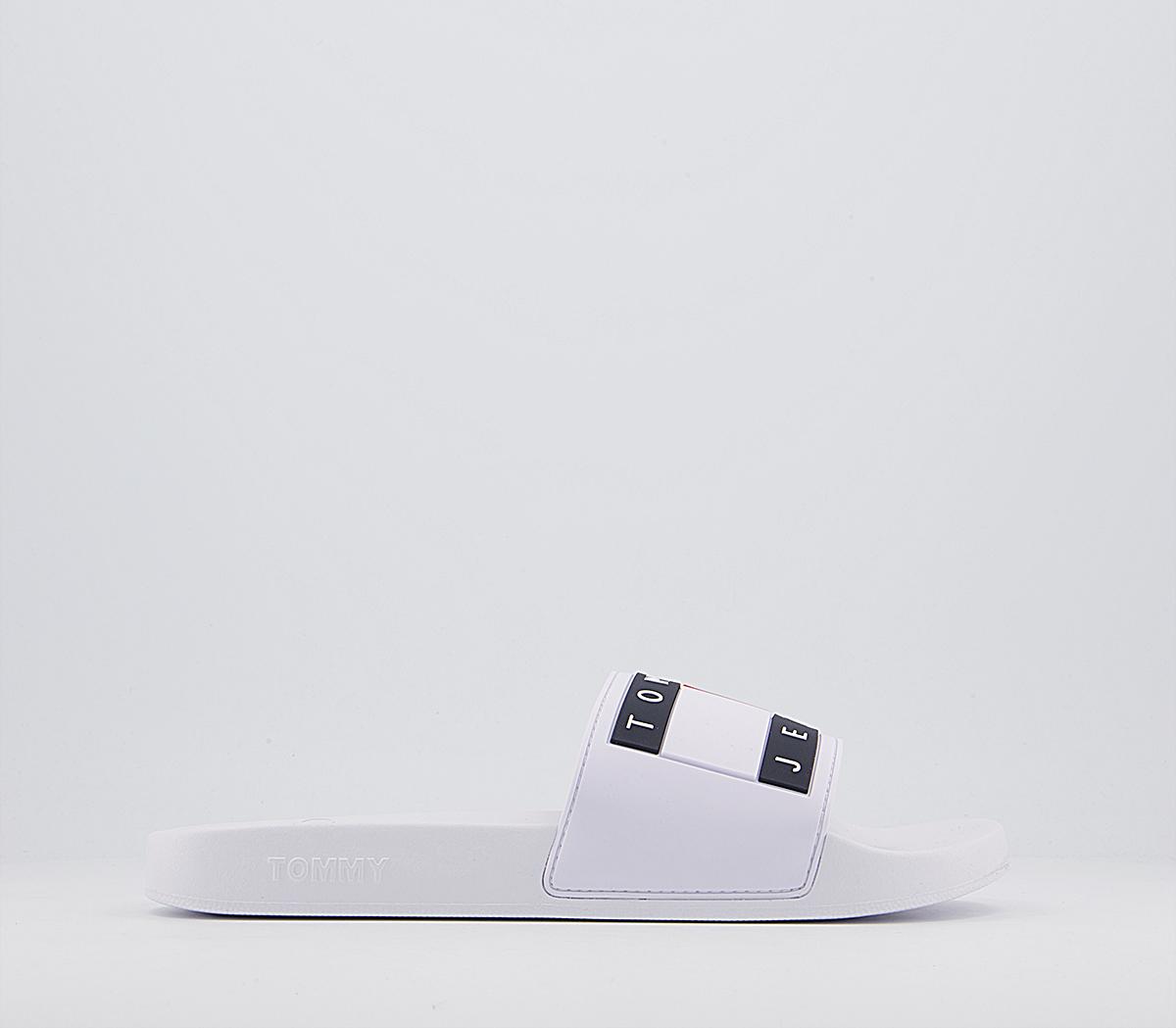 Tommy HilfigerTommy Jeans Flag Pool Slides Tommy HilfigerTommy Jeans Flag Pool SlidesWhite Red Navy