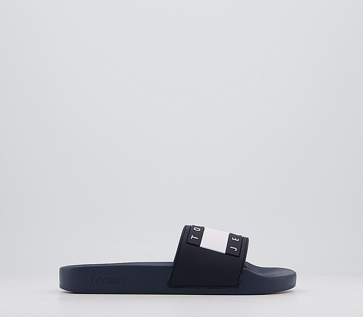 tommy jeans flag slides